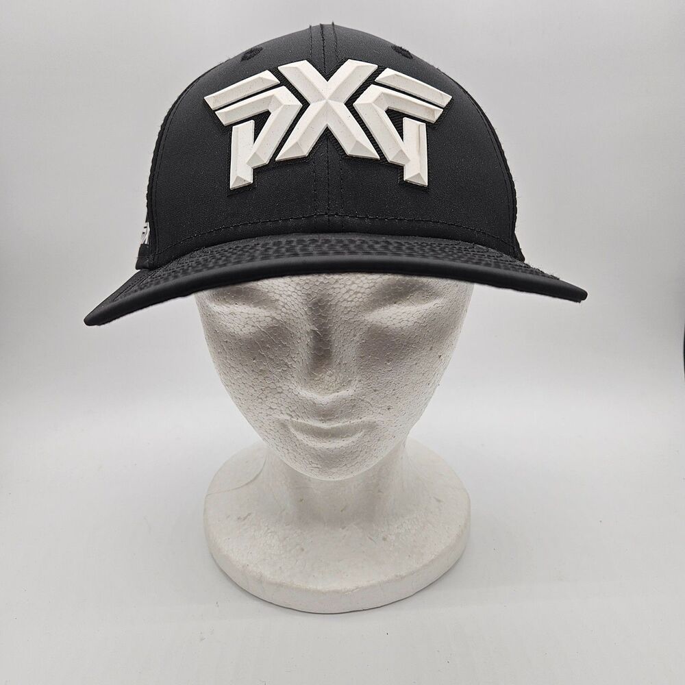 PXG Parsons Extreme Golf Men's Black White New Era 9Fifty Snapback Hat OSFM